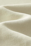 Washed Fleece Mock-Neck Sweatshirt - Gray Apricot
