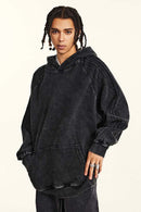 Men's Heavyweight Washed Pullover Hoodie - Fried Snowflakes