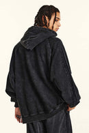 Men's Heavyweight Washed Pullover Hoodie - Fried Snowflakes
