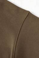 Vintage Relaxed Streetwear Hoodie - Brown