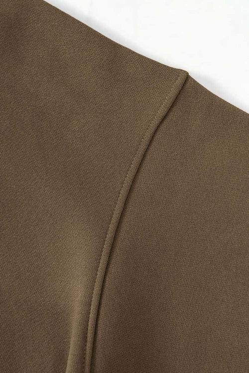 Vintage Relaxed Streetwear Hoodie - Brown