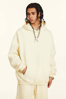 Vintage Relaxed Streetwear Hoodie - Cream Apricot
