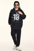 Heavyweight Vintage Graphic Hoodie - Vintage Black