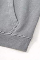 Heavyweight Vintage Washed Graphic Hoodie - Medium Gray