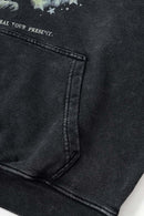 Heavyweight Washed Vintage Hoodie - Fried Snowflakes