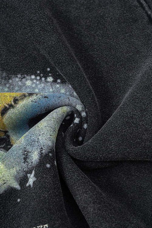 Heavyweight Washed Vintage Hoodie - Fried Snowflakes
