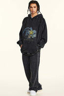 Heavyweight Washed Vintage Hoodie - Fried Snowflakes