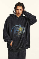 Heavyweight Washed Vintage Hoodie - Fried Snowflakes