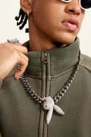 Heavyweight Vintage Washed Fleece Jacket - Coffee