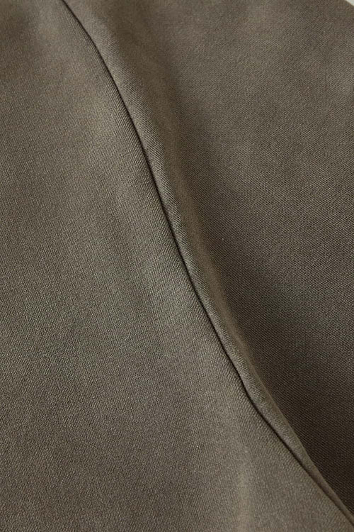Heavyweight Vintage Washed Fleece Jacket - Coffee
