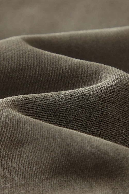 Heavyweight Vintage Washed Fleece Jacket - Coffee