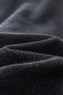 Heavy Washed Knit Hoodie - Fried Snowflakes
