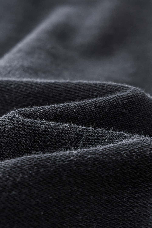 Heavy Washed Knit Hoodie - Fried Snowflakes