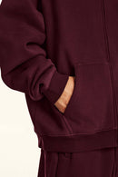 Heavyweight Fleece Lined Zip Hoodie - Ancora