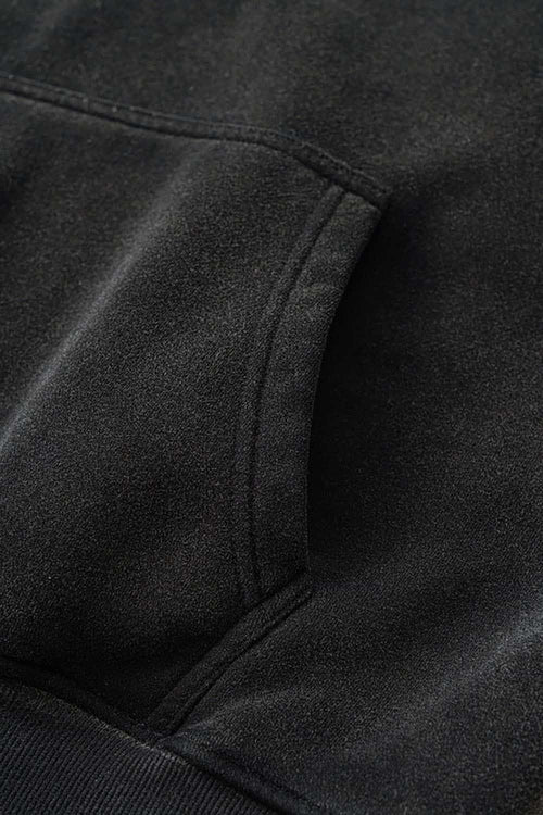Heavyweight Vintage Wash Fleece Hoodie - Snowflake Wash