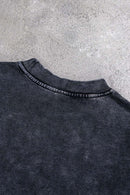 Vintage Washed Distressed Sweatshirt - Fried Snowflakes