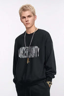 Graphic Crewneck Sweatshirt - Black
