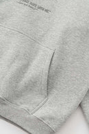 Heavyweight Safety Pin Graphic Hoodie - Flower Gray