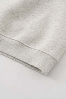 Grid Graphic Fleece Sweatshirt - Oat Gray