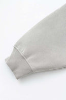 Heavyweight Abstract Wash Hoodie - Light Gray