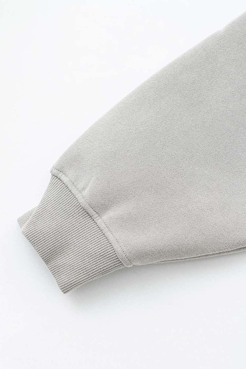 Heavyweight Abstract Wash Hoodie - Light Gray