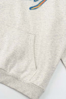 Premium Thermal Graphic Pullover Hoodie - Oat Gray