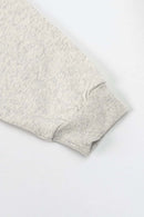 Premium Thermal Graphic Pullover Hoodie - Oat Gray