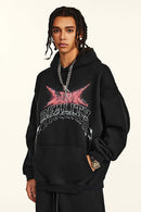 Heavyweight Gradient Graphic Hoodie - Black