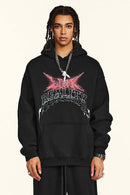 Heavyweight Gradient Graphic Hoodie - Black