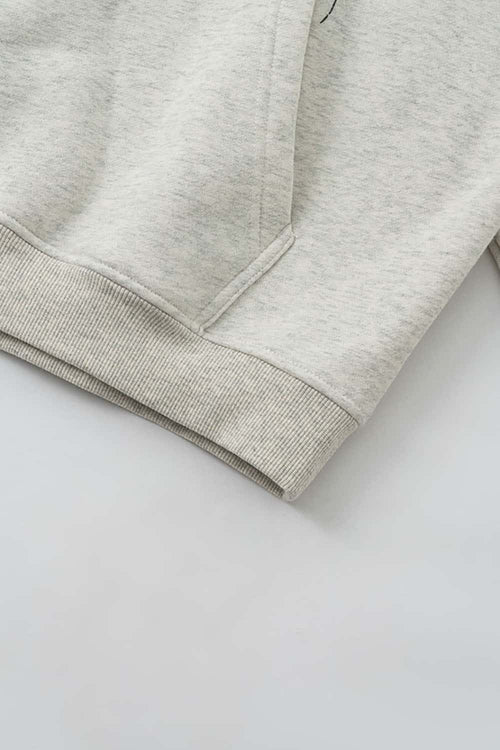 Heavyweight Gradient Graphic Hoodie - Oat Gray