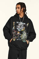 Halloween Graffiti Heavyweight Hoodie - Black