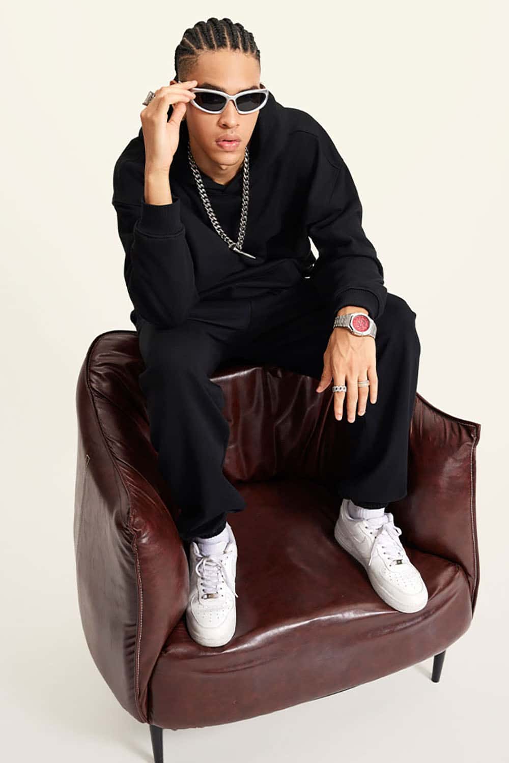 Heavyweight Solid Color Fleece-Lined Hoodie