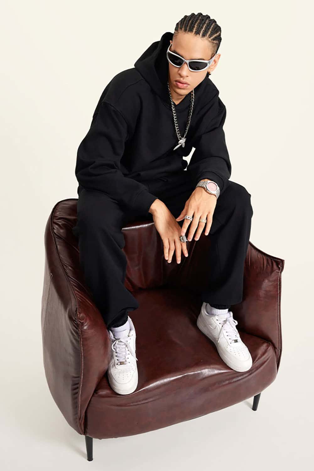 Heavyweight Solid Color Fleece-Lined Hoodie
