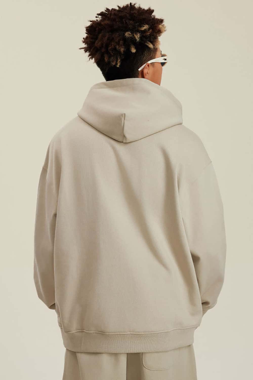 Heavyweight Solid Color Fleece-Lined Hoodie