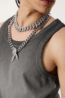 Heavyweight Washed Tank - Dark Gray