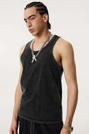Heavyweight Washed Tank - Fried Snowflakes