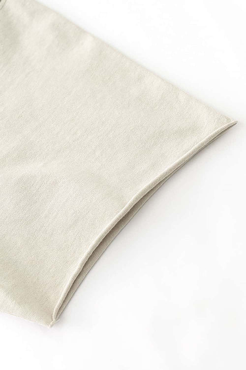 Distressed Heavyweight Street Tee - Slate Rice