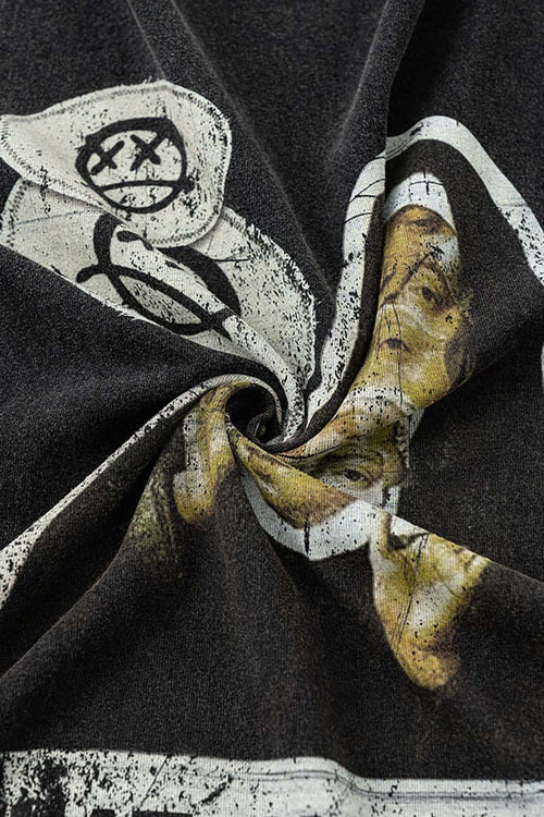 Heavyweight Graphic Vintage Tee - Fried Snowflakes