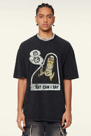 Heavyweight Graphic Vintage Tee - Fried Snowflakes