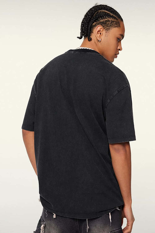 Heavyweight Graphic Vintage Tee - Fried Snowflakes