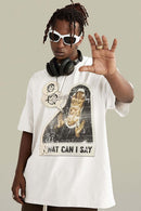 Heavyweight Graphic Vintage Tee - White