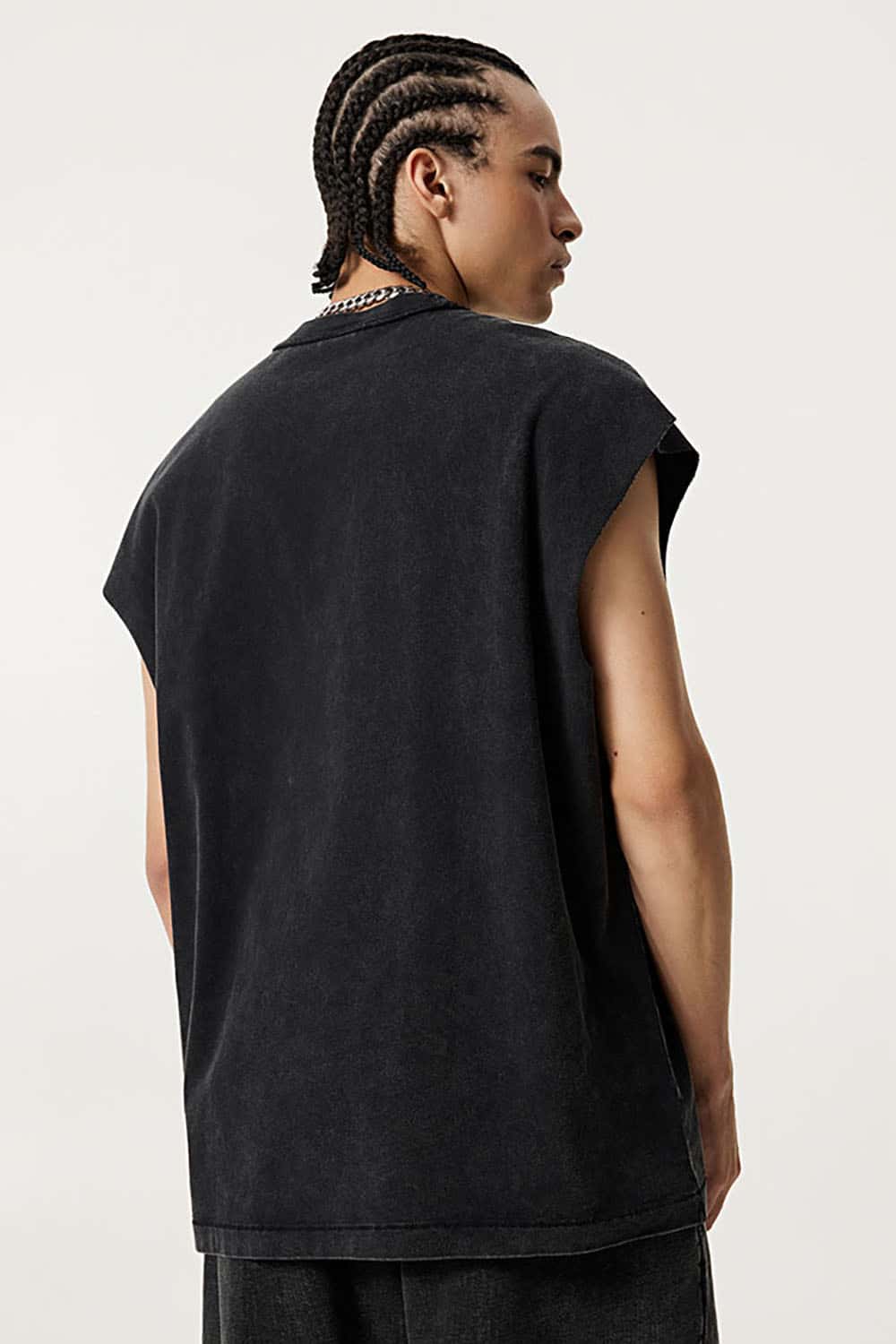 Loose-Fit Athletic Sleeveless Tank Top