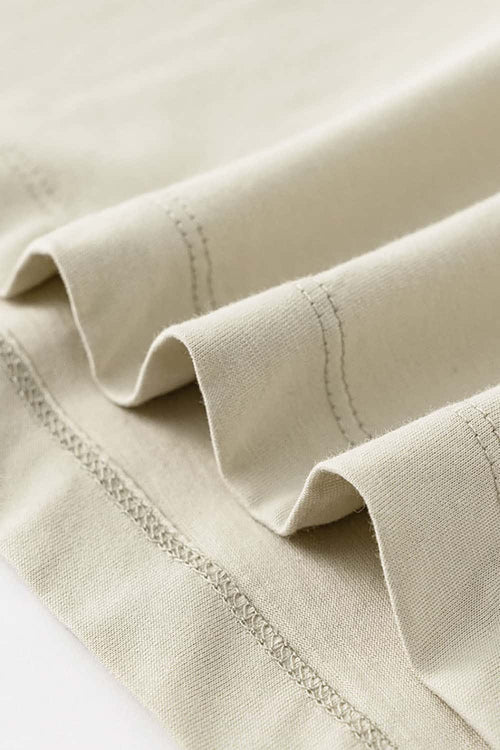 Premium Heavyweight Drop-Shoulder Essential Tee - Wheaten