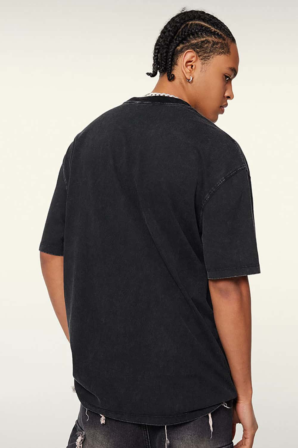 White Ink Heavyweight Street Tee - Fried Snowflakes