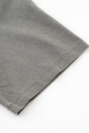 White Ink Heavyweight Street Tee - Medium Gray