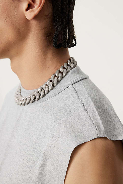 Cooling Active Tank - Flower Gray