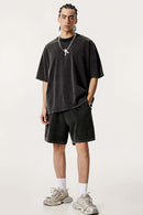 Reverse Seam Washed Tee - Fried Snowflakes