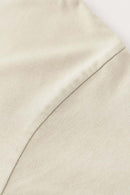 Reverse Seam Washed Tee - Gray Apricot