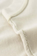 Reverse Seam Washed Tee - Gray Apricot