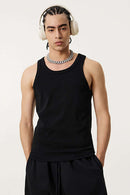 Men's Lightweight Athletic Muscle Tank - Black